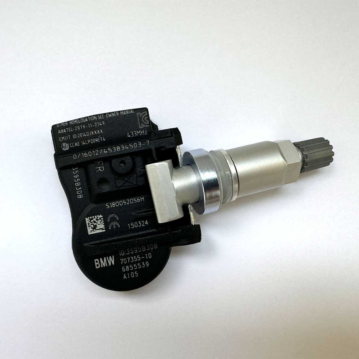 Set 4 senzori presiune roata valva metalica codati BMW F30 F31 F20 F36