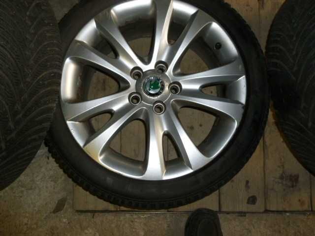 оригинални алуминиевии джанти 17цола за шкода