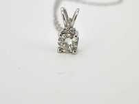 Pandativ aur 14 cu diamant 0.45ct certificat GIA