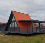 Cabane tip A din lemn