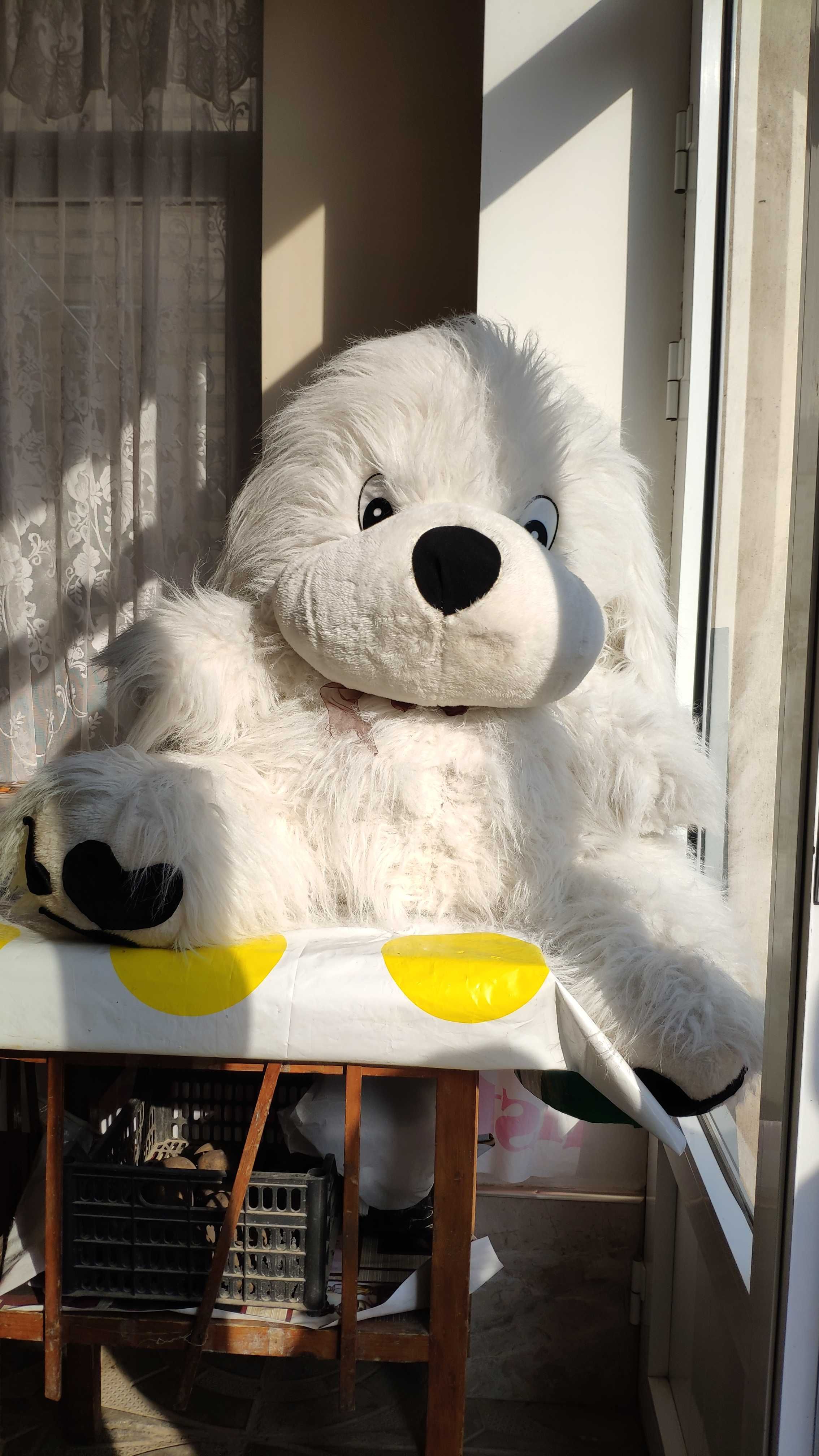 Мягкая игрушка большой собачка (цвет белый) СОТИЛАДИ
