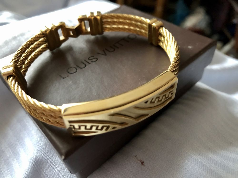 Bratara unisex inox auriu