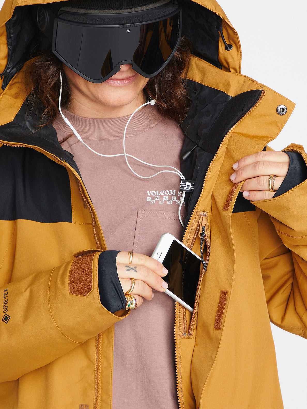 Volcom Gore-Tex, XS, ново, оригинално дамско ски/сноуборд яке