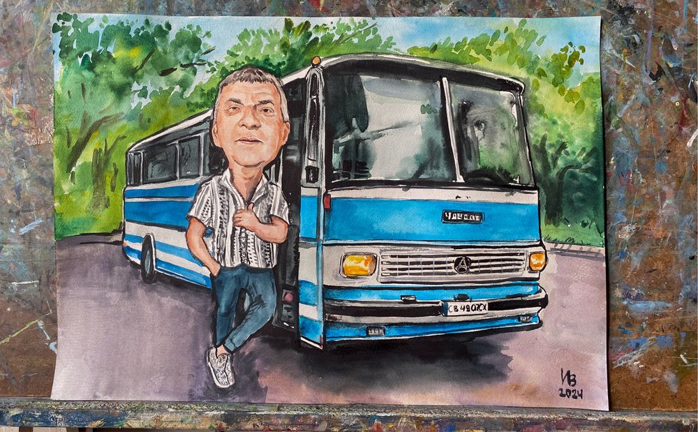 Карикатури, потрети - ръчна изработка