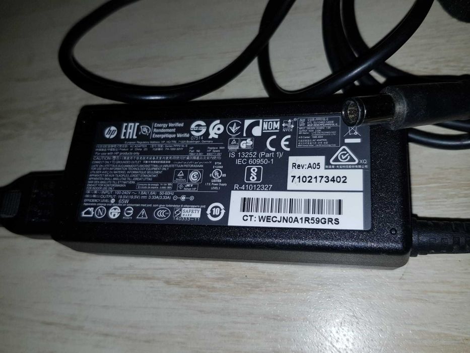 Incarcător alimentator original HP 65W 19.5v 3.33a PPP019L-S PA-1650