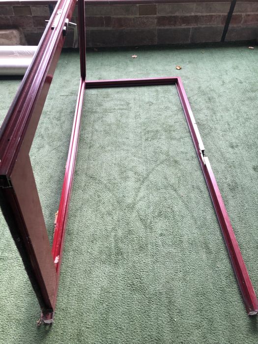 Usă aluminiu fara sticla interior 100/225