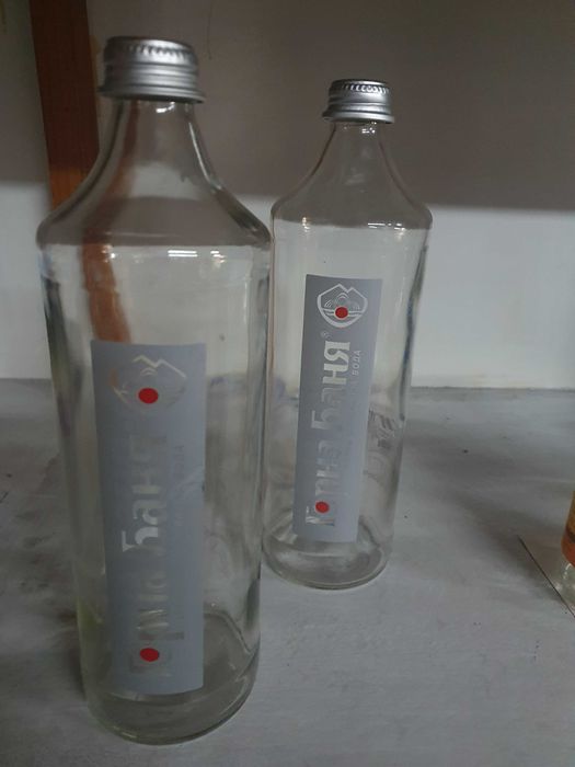 стъклени бутилки