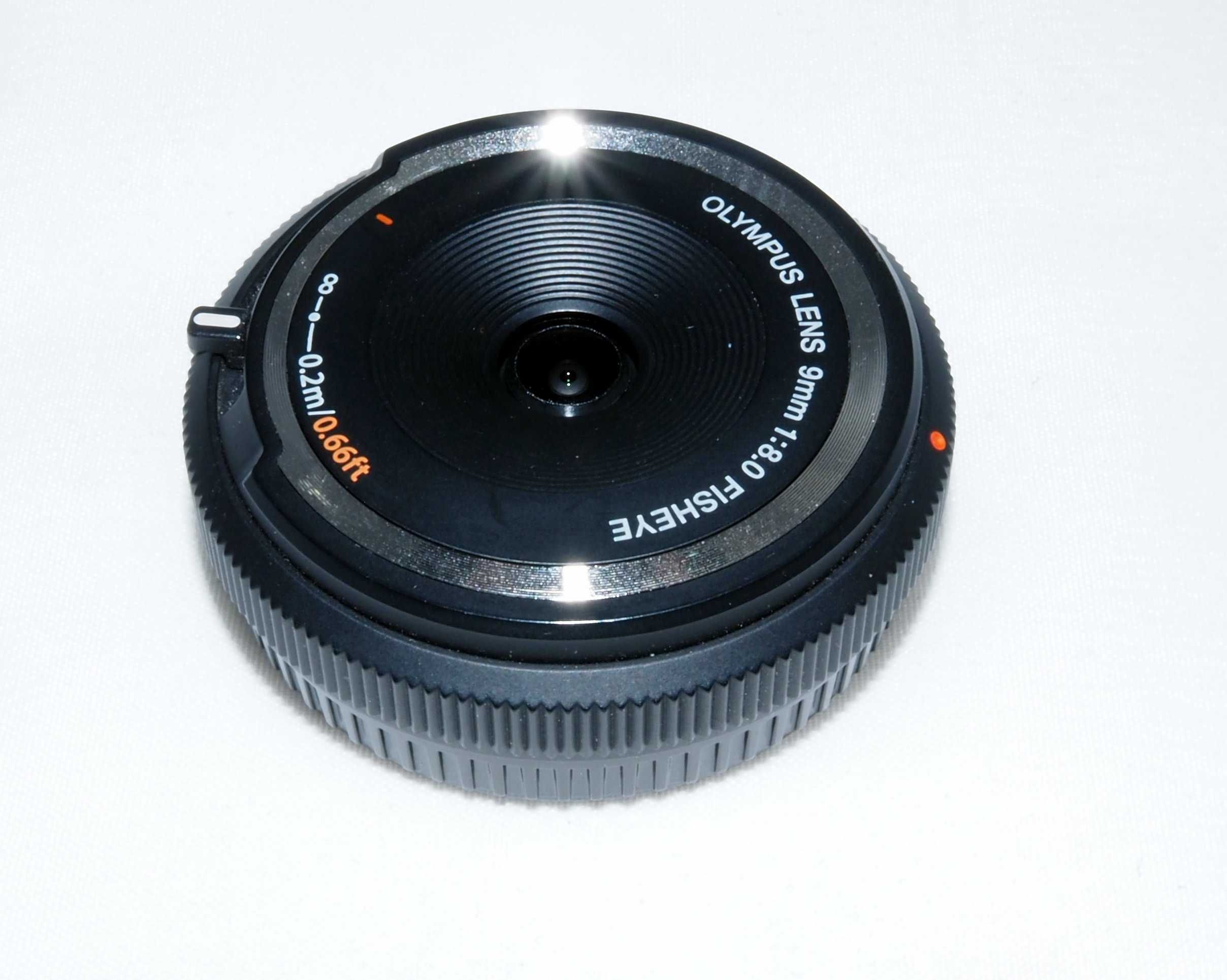 Olympus 9mm f8.0 fisheye bodycap lens MFT M4/3