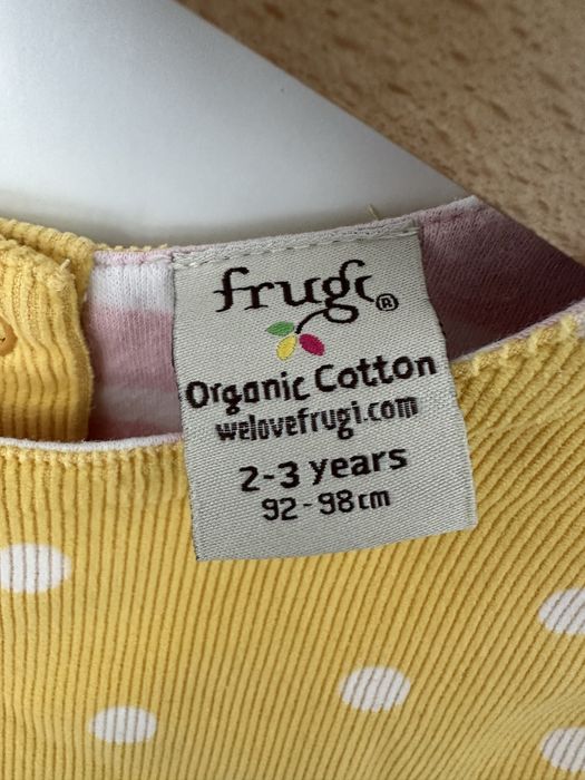 Sarafan catifea reiata Frugi 98 cm, 2-3 ani