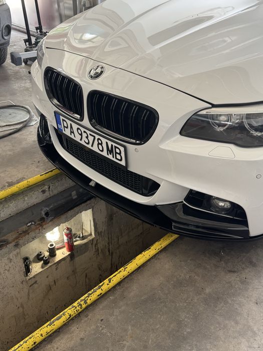 Лип Спойлер за Bmw F10 - М tech броня - бмв ф10 сплитери, тунинг нож