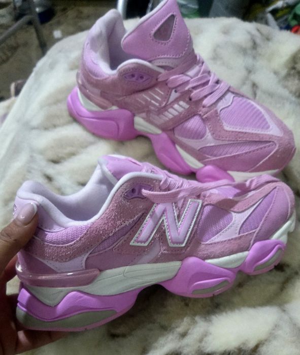 New Balance розови оригинални дамски сникърси естествена кожа 39.5 ном