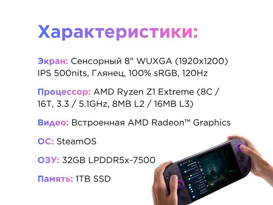 Игровая Приставка Legion Go S 8APU1 (2025)