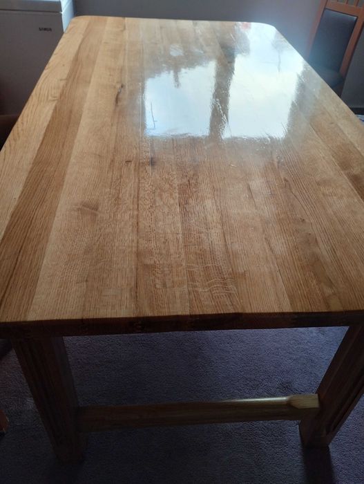 Masă nouă din lemn masiv, stejar!