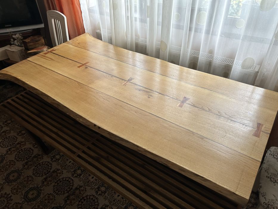 Blat din lemn masiv de stejar