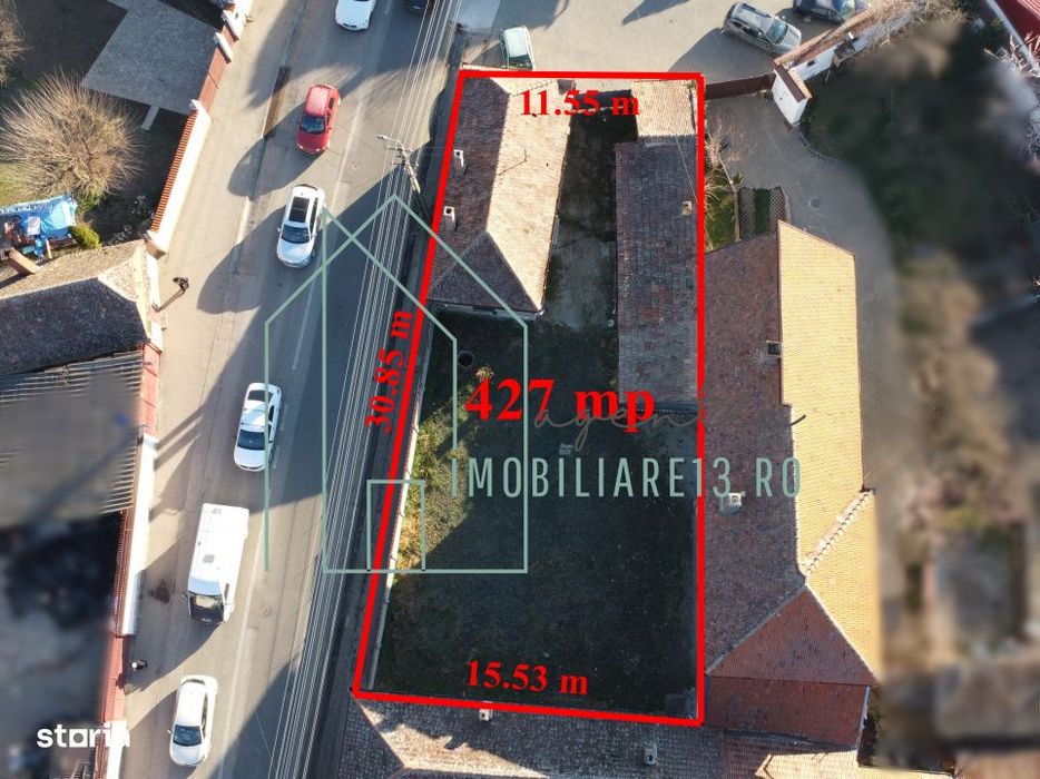 Teren semi-central 427 mp, racordat la utilitati in Sebes, jud. Alba