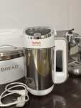 Blender Tefal Easy Supa BL841138, 1000 W, 1.2 l, 4 programe, Alb/Inox