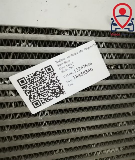 Radiator Aer Intercooler Original In Stare Buna Opel  Astra  J [2009 -