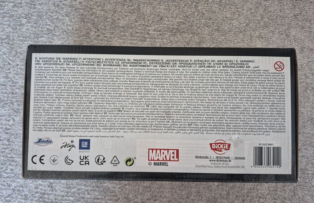 Deadpool cu Taxi Galben 1957 Chevy Bel Air – Miniatură 1:24, Sigilat