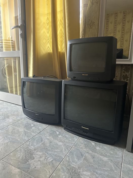 Продавам телевизор голям и малък от старите здрави и работещи