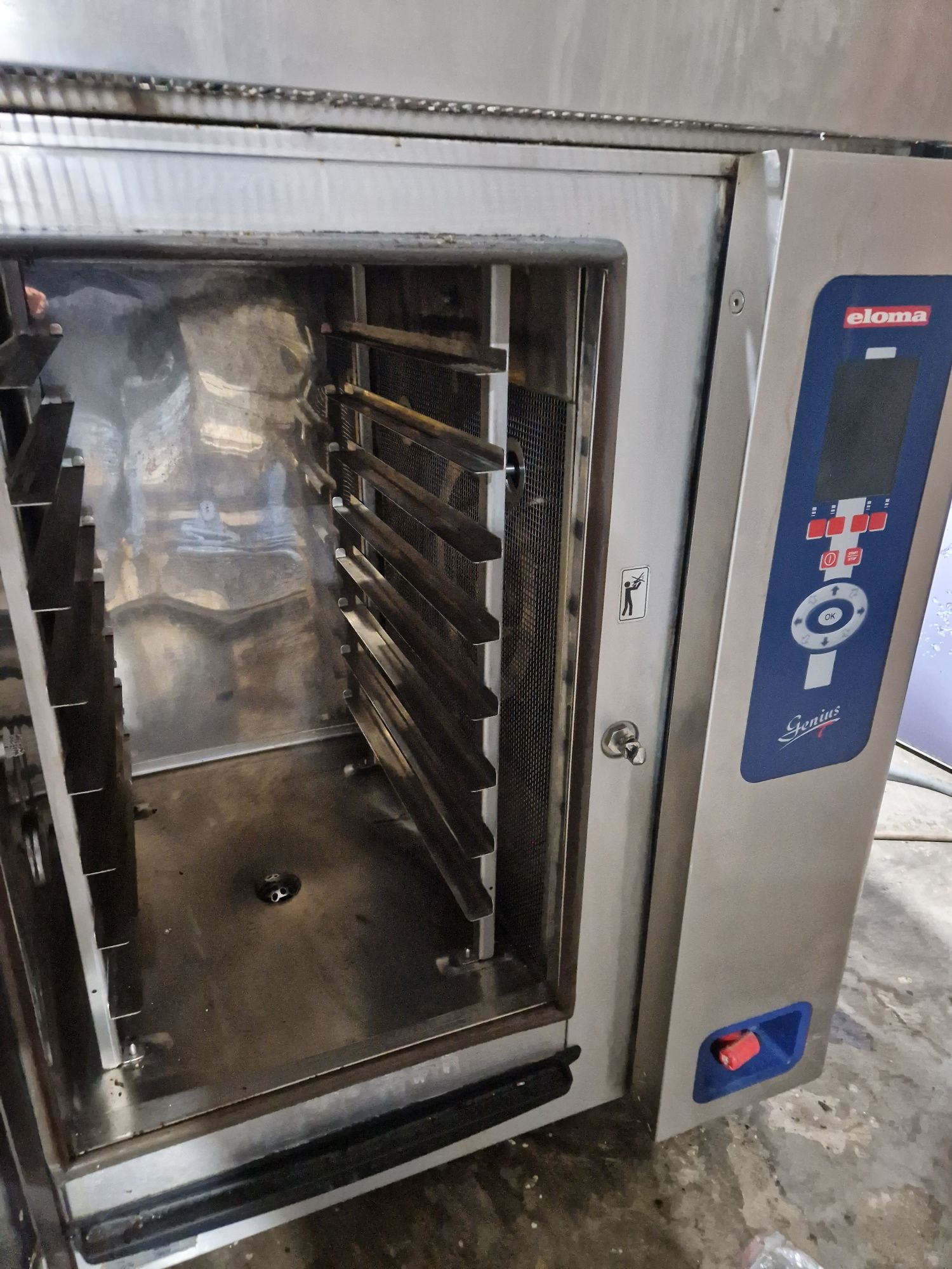 Cuptor pizza 4+4 electric , cu samota, la.380v, cuptor convectie