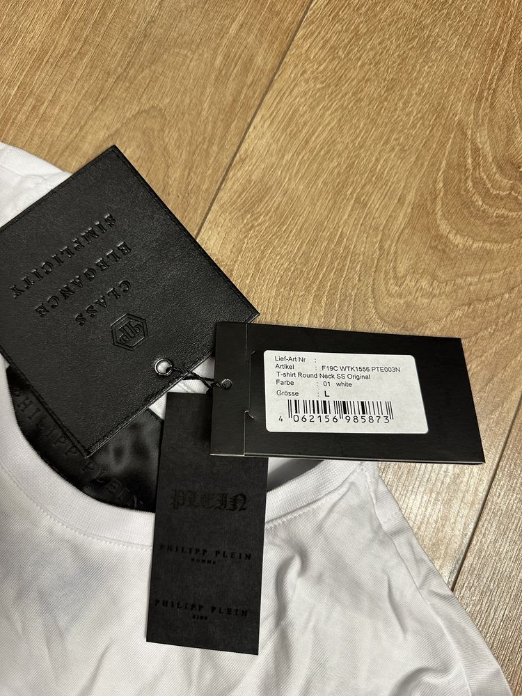 Дамска тениска Philipp Plein L размер ОРИГИНАЛ забележка