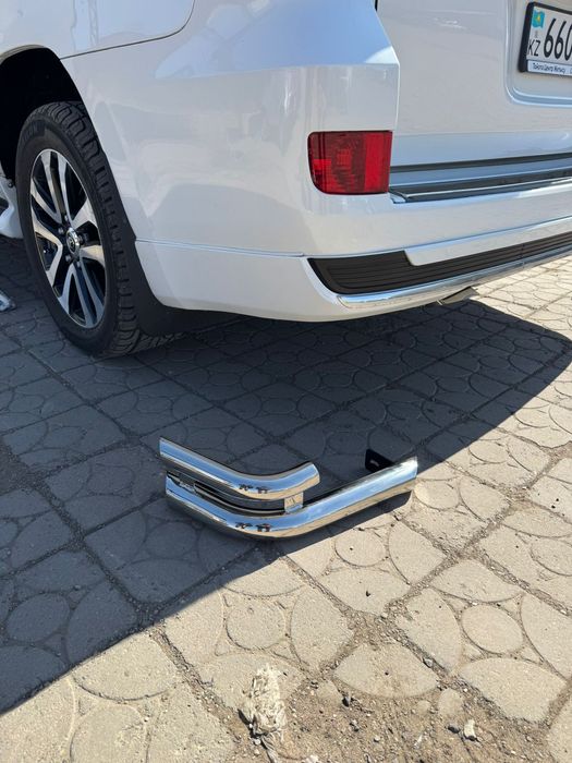 Защита заднего бампера Toyota Prado 120/gx470