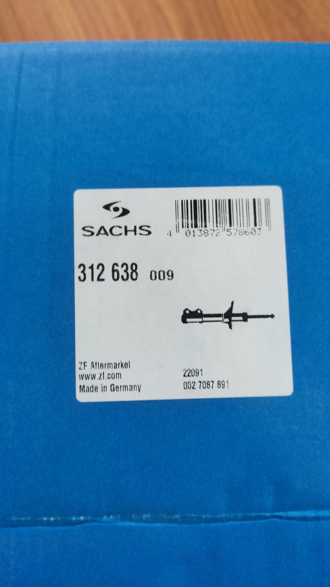Amortizoare Audi A6 (4f2, C6), Sachs 312638 NOI!