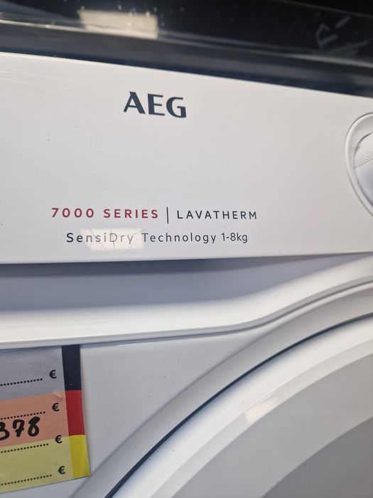 Сушилня Aeg 8 кг А+++ Термопомпа