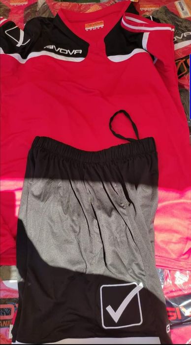 Echipament de fotbal tricou, sort Givova copii original made in Italy