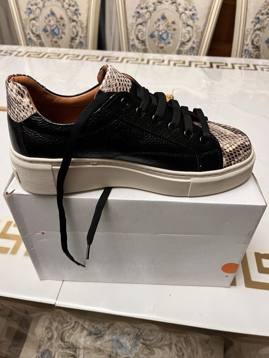 Кожанные ботиночки весна осень