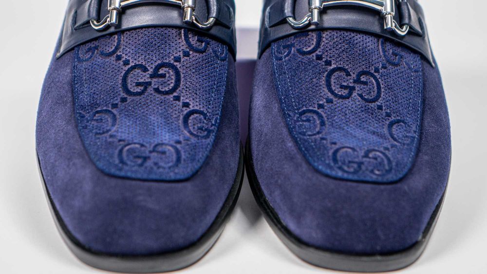 Мъжки Обувки Gucci Jordy Guccissima от ВЕЛУР