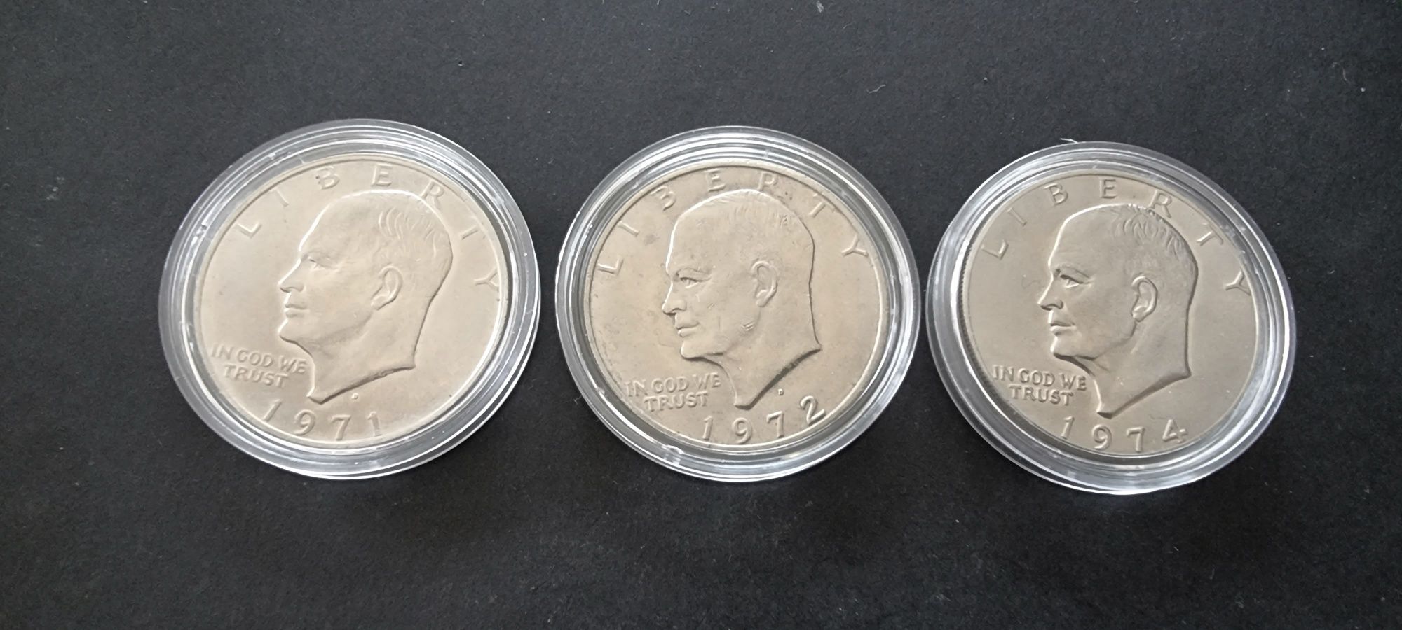 Монети. Оригинална Американска  монета . 1 долар.  1974 год.