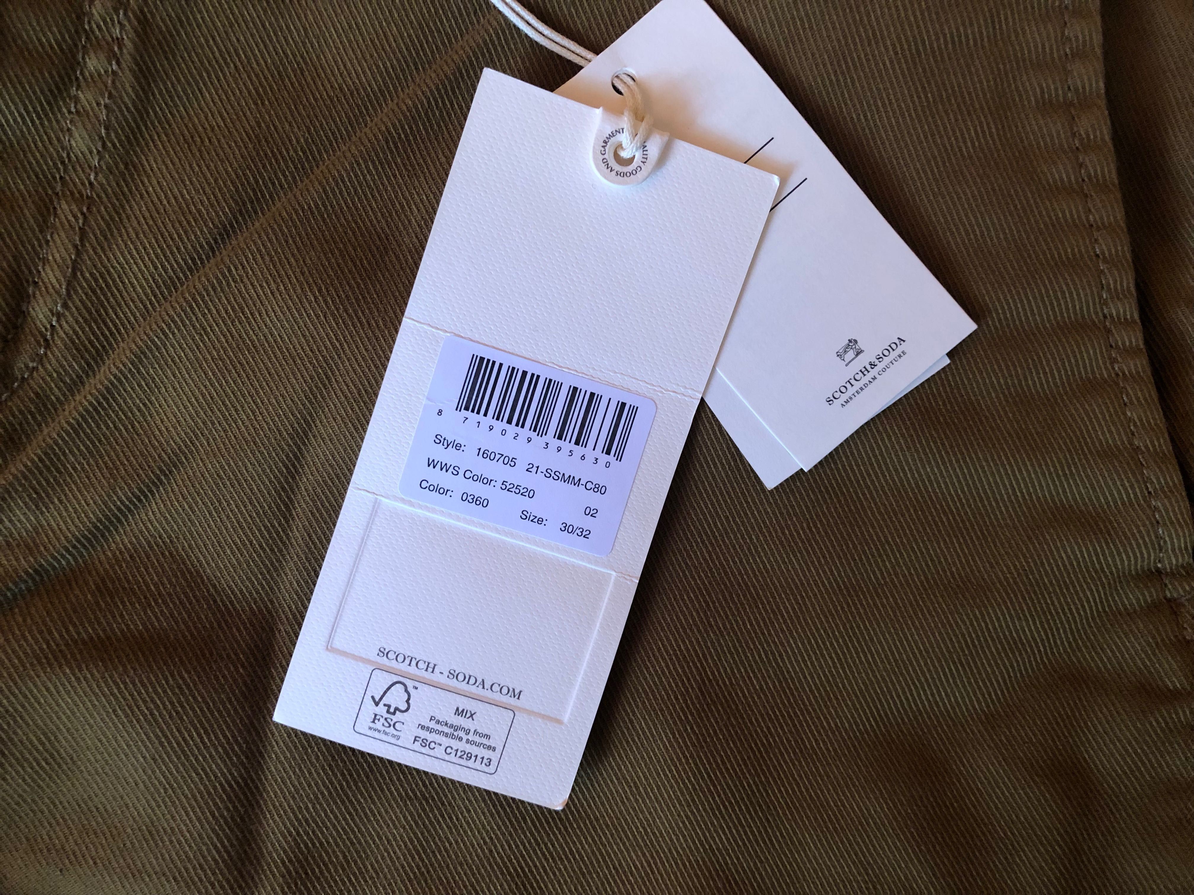 НОВИ Scotch & Soda Pants ОРИГИНАЛНИ мъжки панталони - 31
