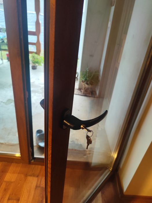 Ușa termopan stejar auriu