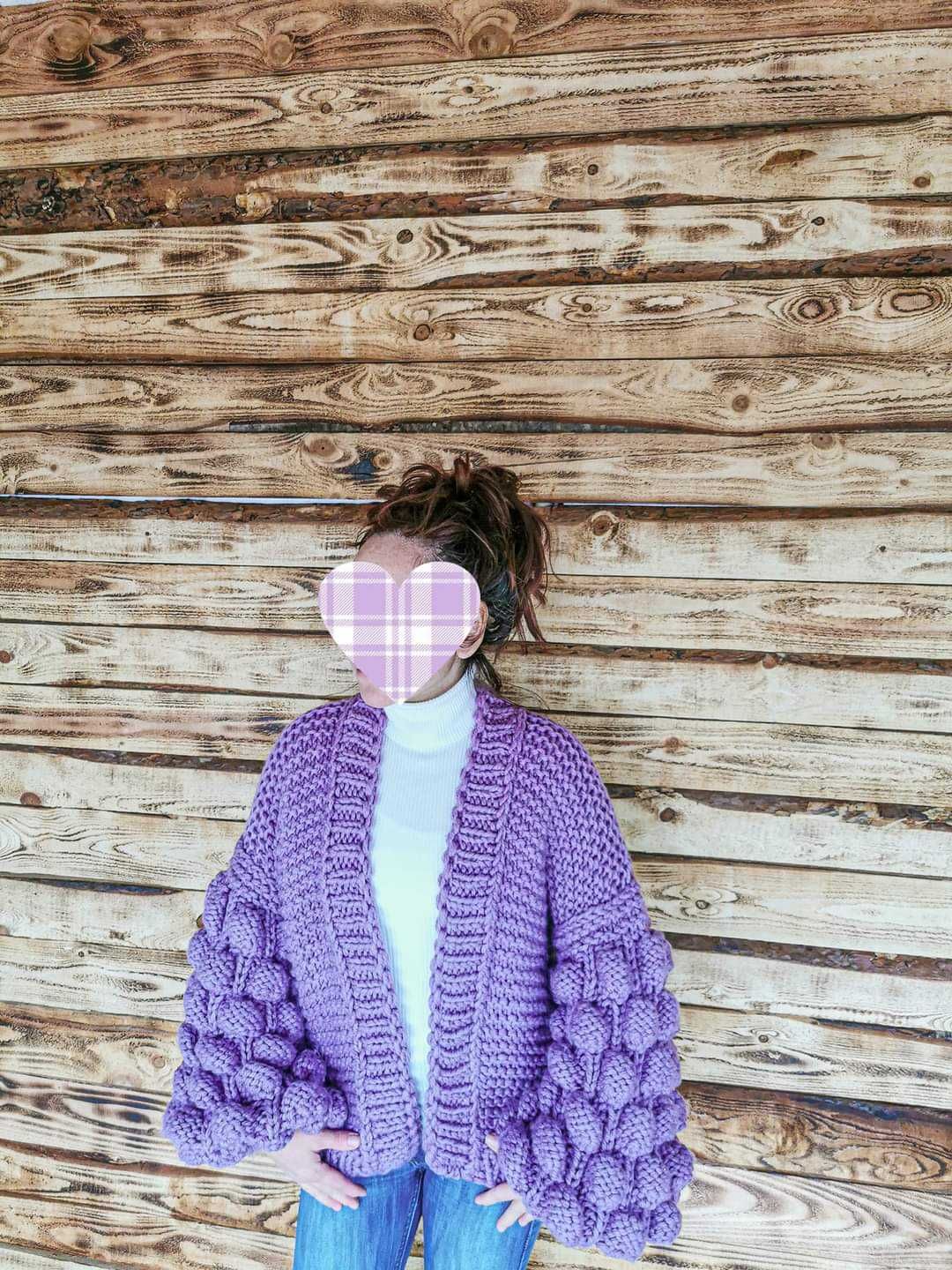 Плетена жилетка от мама.