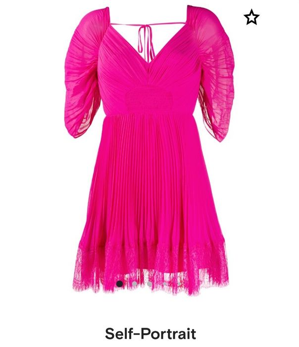 Rochie Self Portrait S, roz, mini