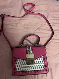 Дамска розова чанта