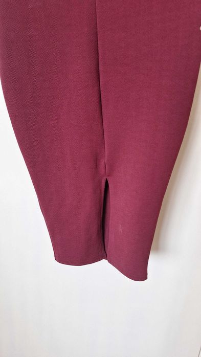 Дамска официална рокля бордо 36/S НОВА