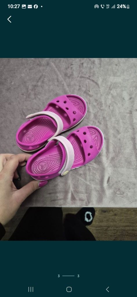 Sandale fete Crocs 24_25