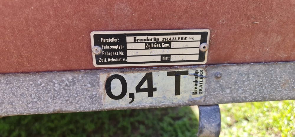 Vand remorca cu acte /Germania