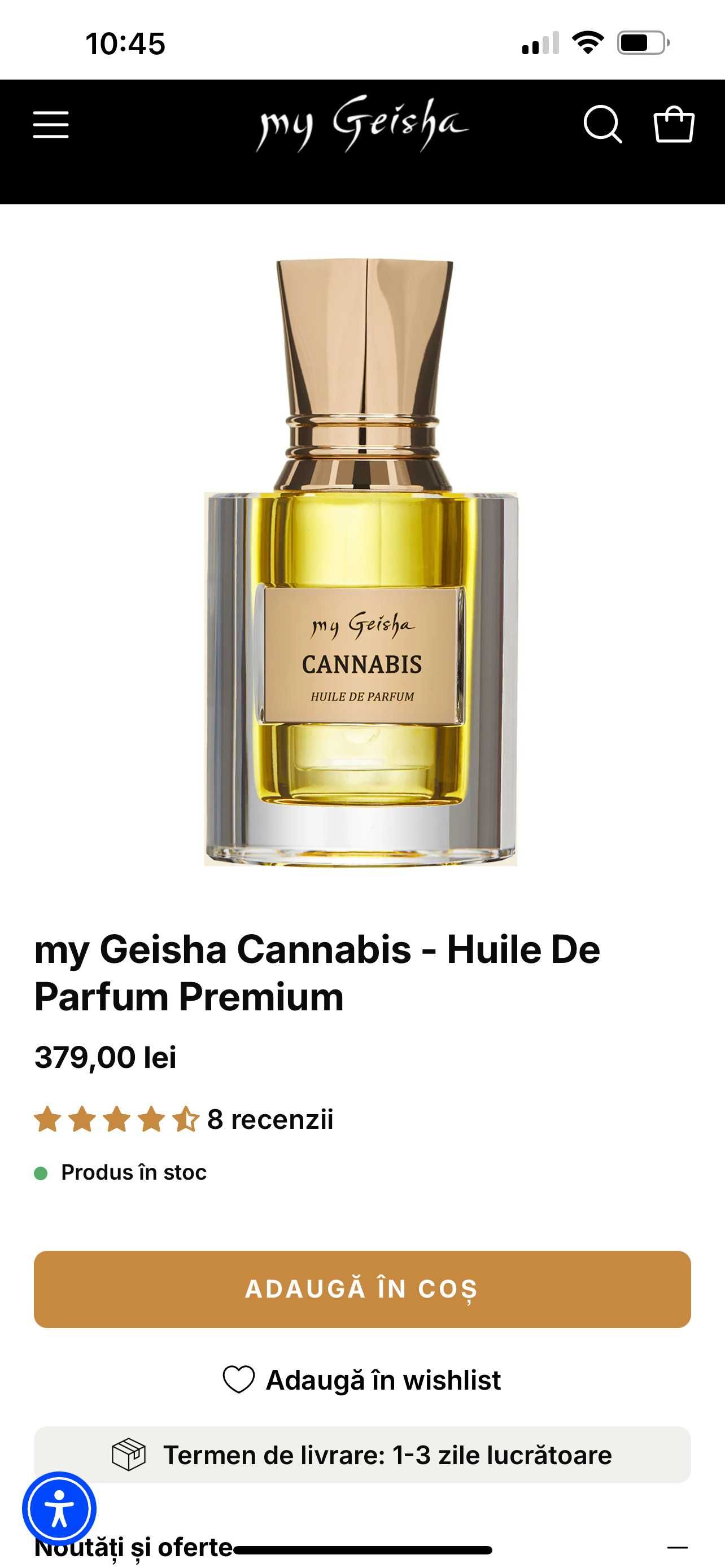 ulei de parfum My Geisha