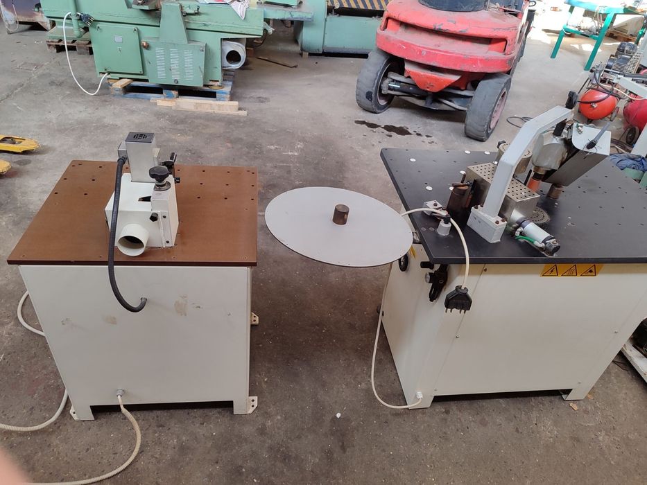 Комплект кантираща машина за праволинейно и криволинейно кантиране,с ц