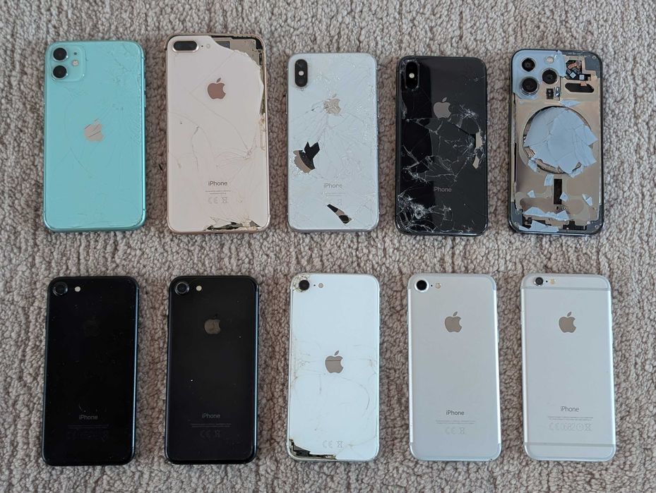 Lot de 10 telefoane Apple iPhone DEFECTE pt piese etc