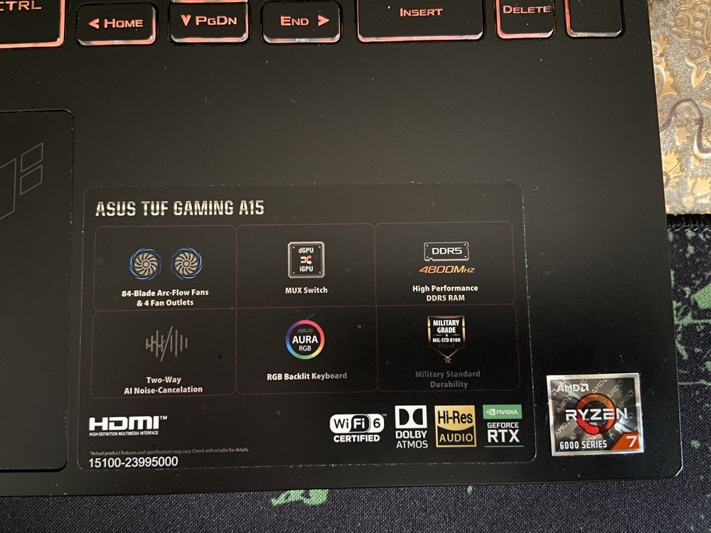 Asus Tuf Gaming Ноутбук игровой