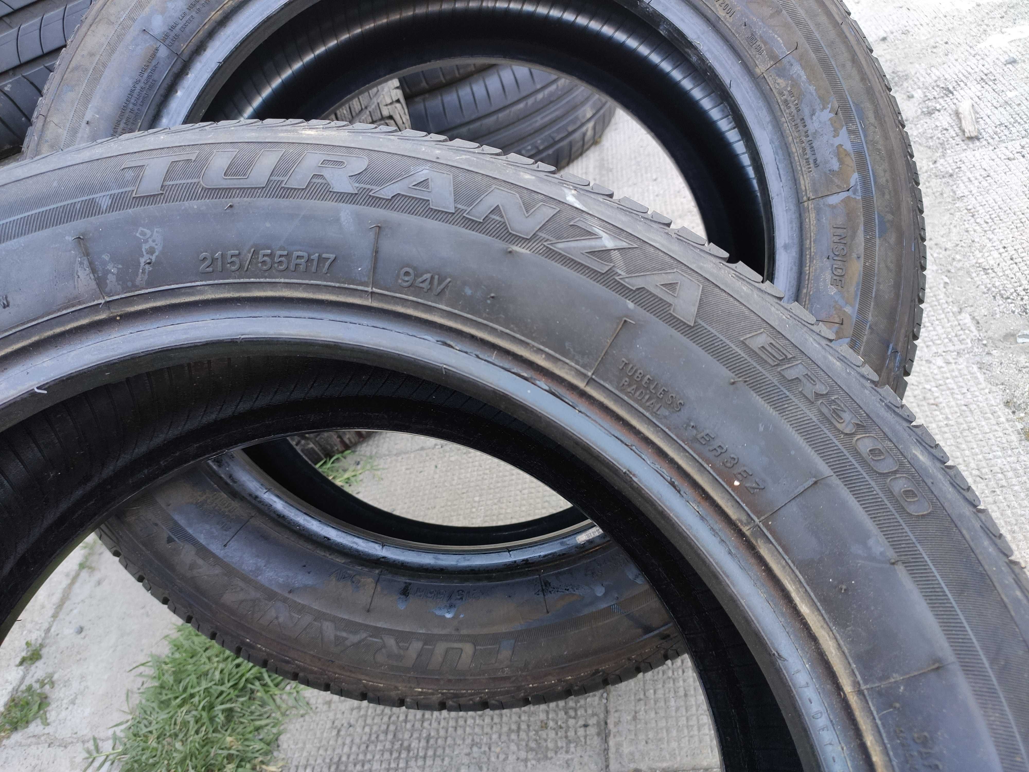 4бр Летни Гуми 215 55 17 - Bridgestone