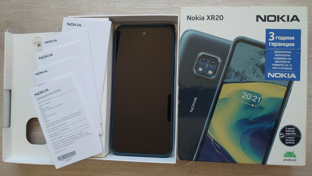 NOKIA XR 20 5G 128GB Dual Blue УДАРОустойчив !