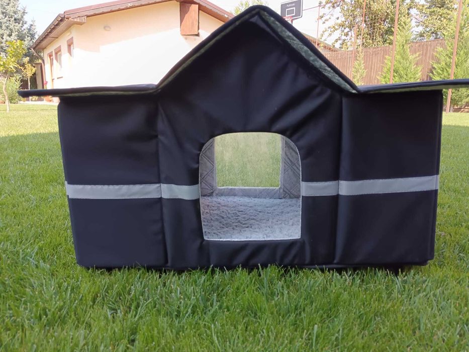 Casuță exterior pisici/căței mici izolată termic