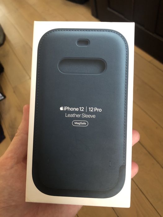 iPhone 12 pro letaher sleeve защитный чехол