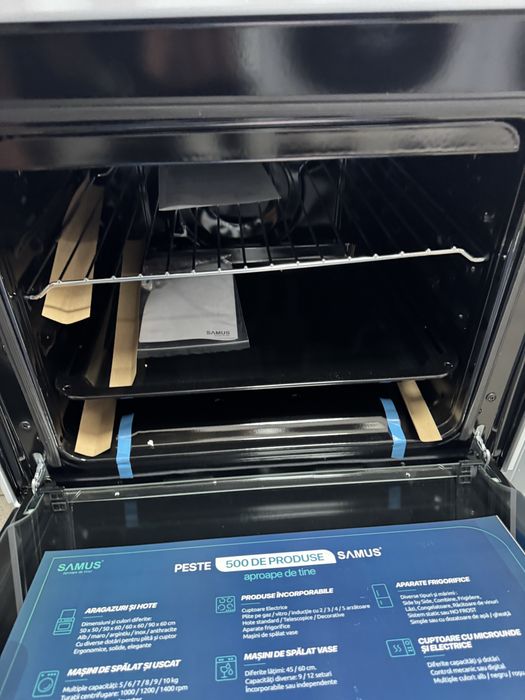 Готварска Газова печка 60см изцяло на газ Чисто нова 2г Гаранция