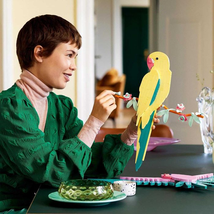 LEGO Art The Fauna Collection, папагали ара, конструктор за сглобяване